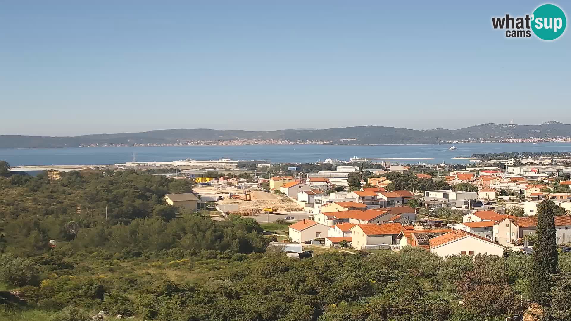 Panorama de la Webcam del Puerto Gazenica de Zadar, Zadar, Croacia