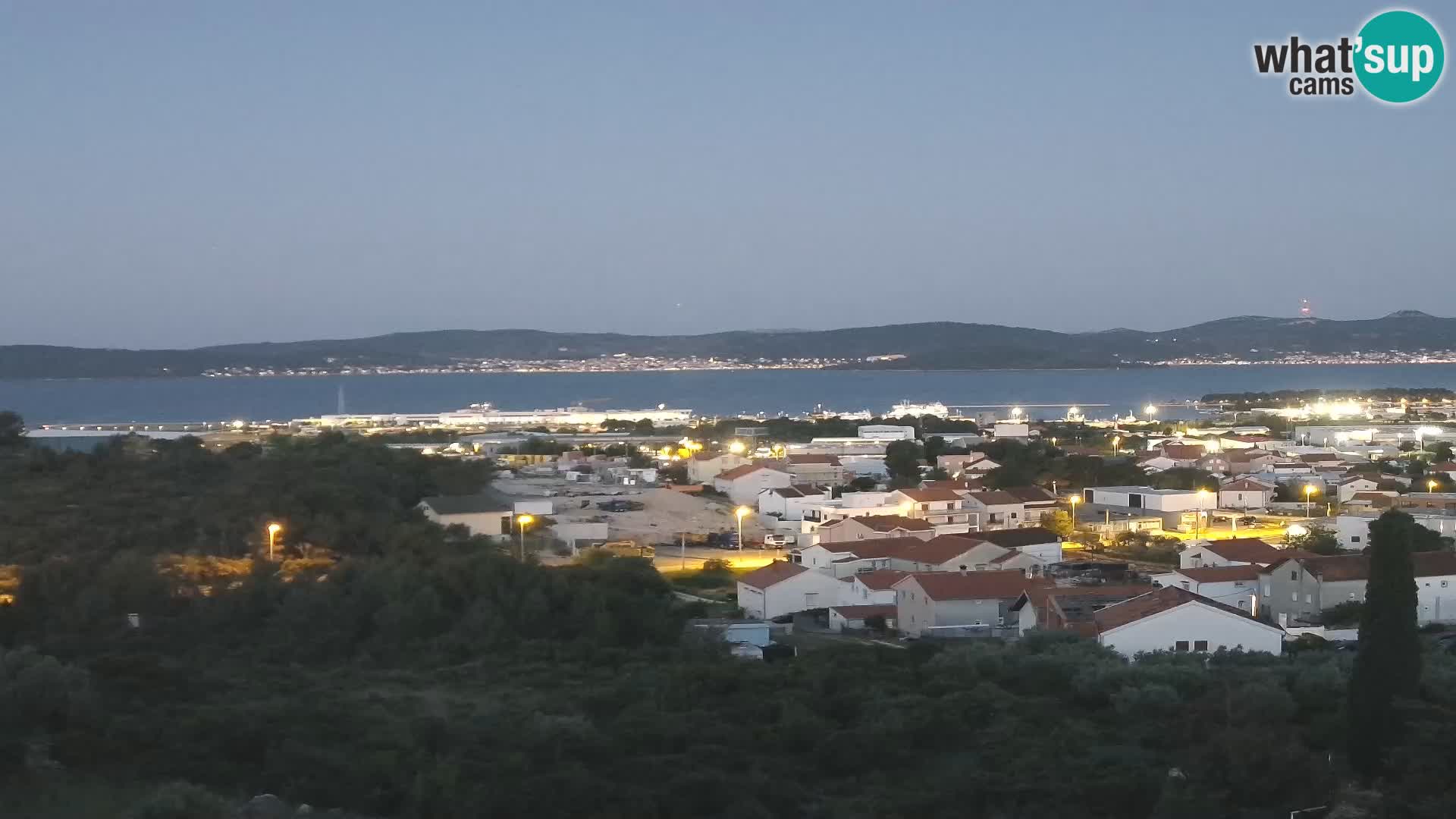 Zadar Port Gazenica Webcam Panorama, Zadar, Kroatien