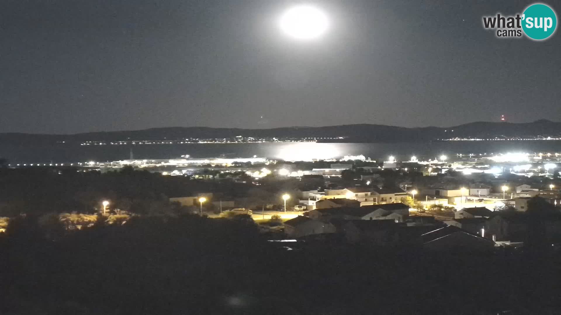 Panoramska web kamera Luke Gaženica u Zadru, Hrvatska