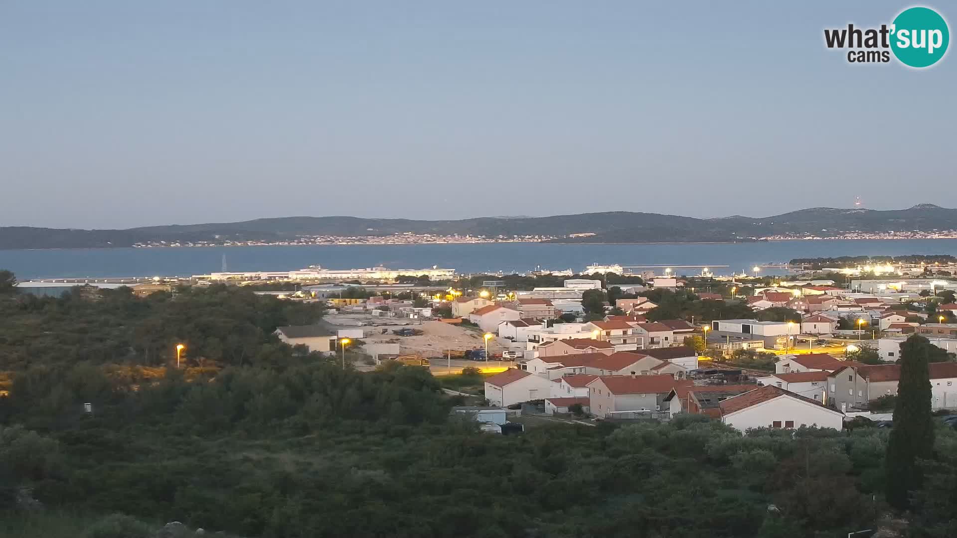 Zadar Pristanišče Gazenica s panoramsko spletno kamero, Zadar, Hrvaška