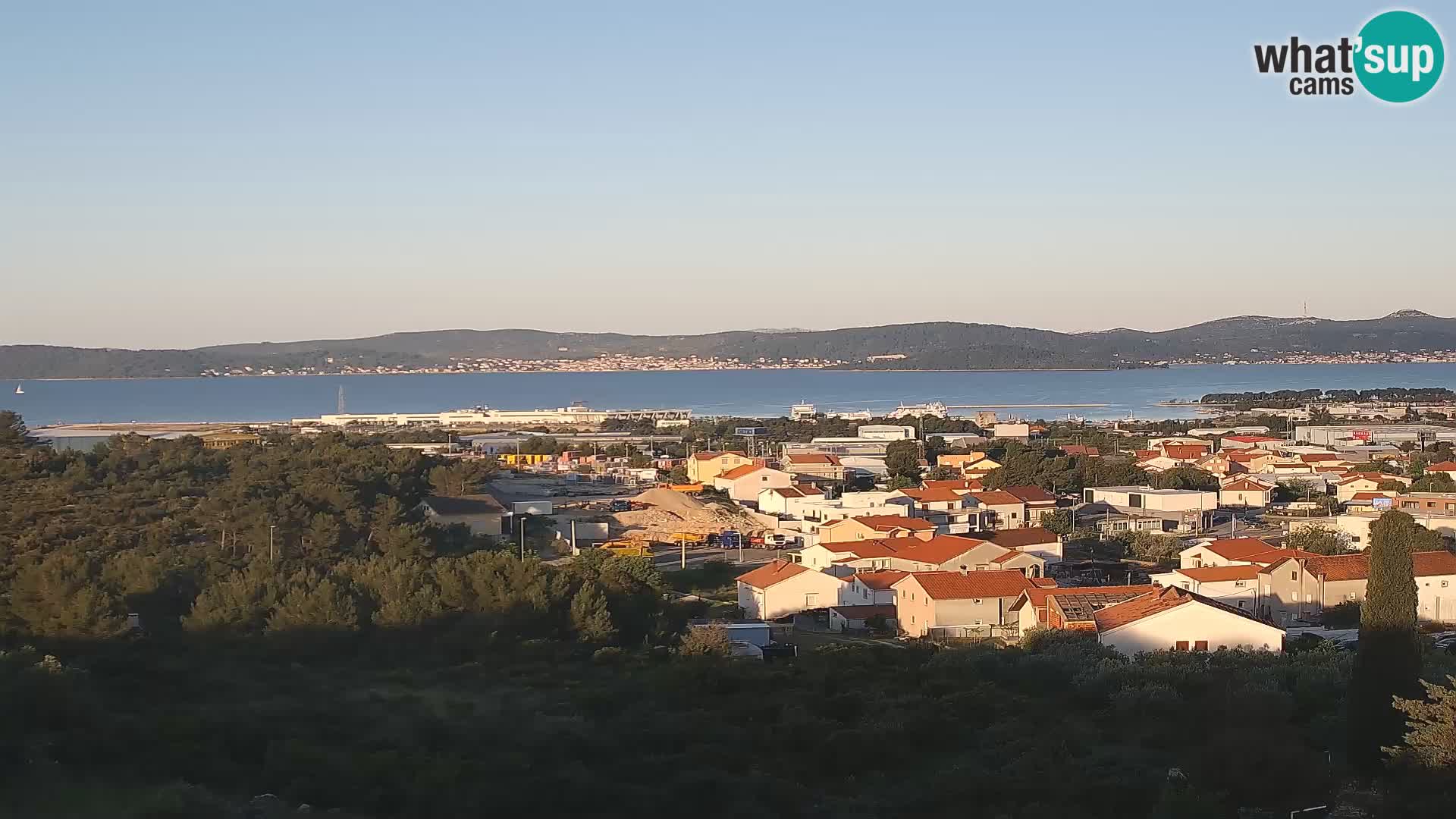 Zadar Port Gazenica Webcam Panorama, Zadar, Croatie