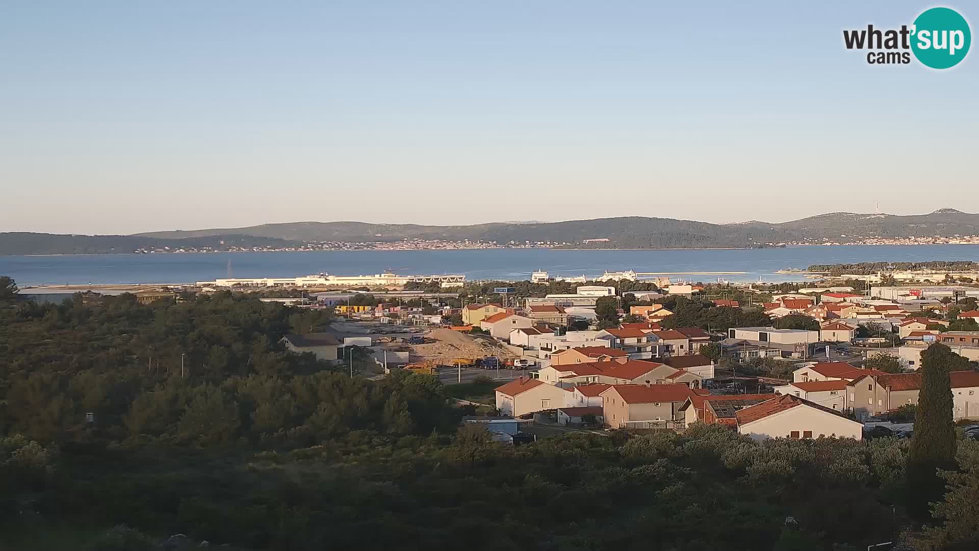 Zadar Pristanišče Gazenica s panoramsko spletno kamero, Zadar, Hrvaška