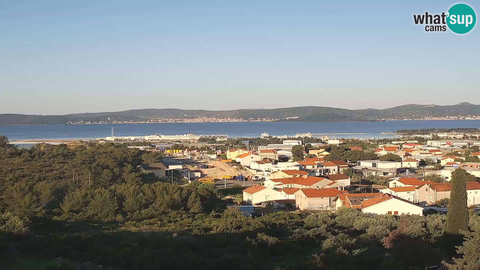 Panorama de la Webcam del Puerto Gazenica de Zadar, Zadar, Croacia