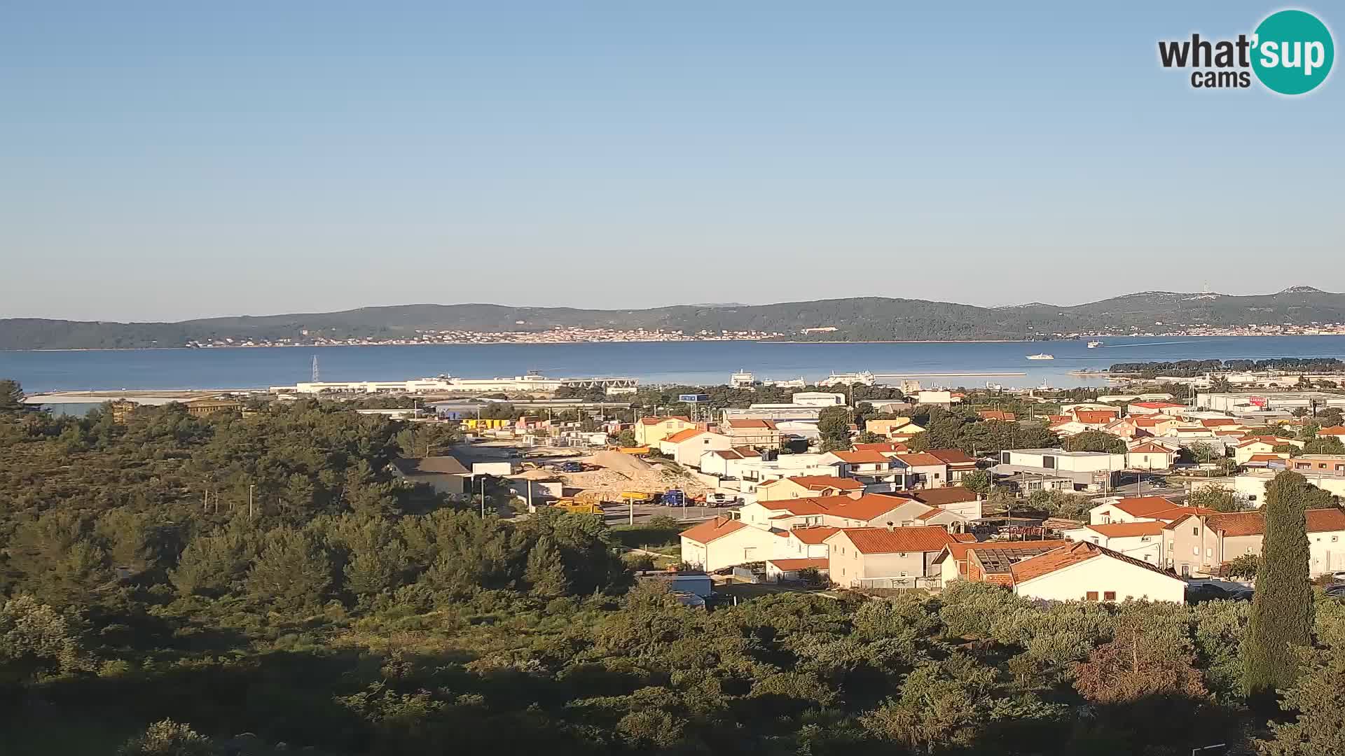 Zadar Port Gazenica Webcam Panorama, Zadar, Kroatien