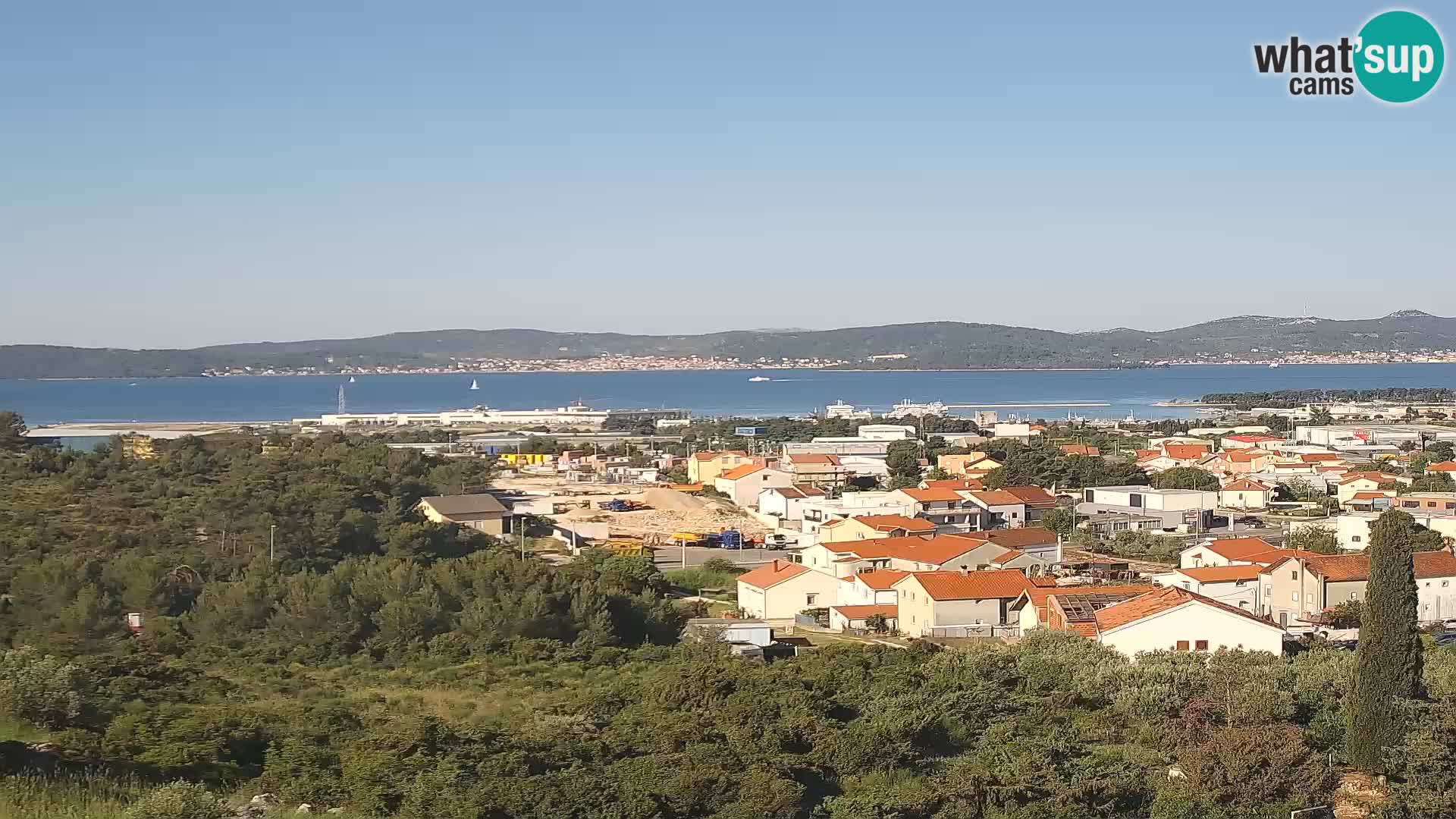 Zadar Pristanišče Gazenica s panoramsko spletno kamero, Zadar, Hrvaška