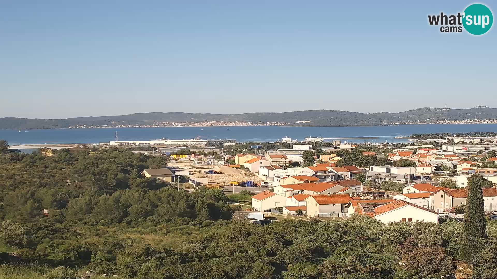 Panoramska web kamera Luke Gaženica u Zadru, Hrvatska