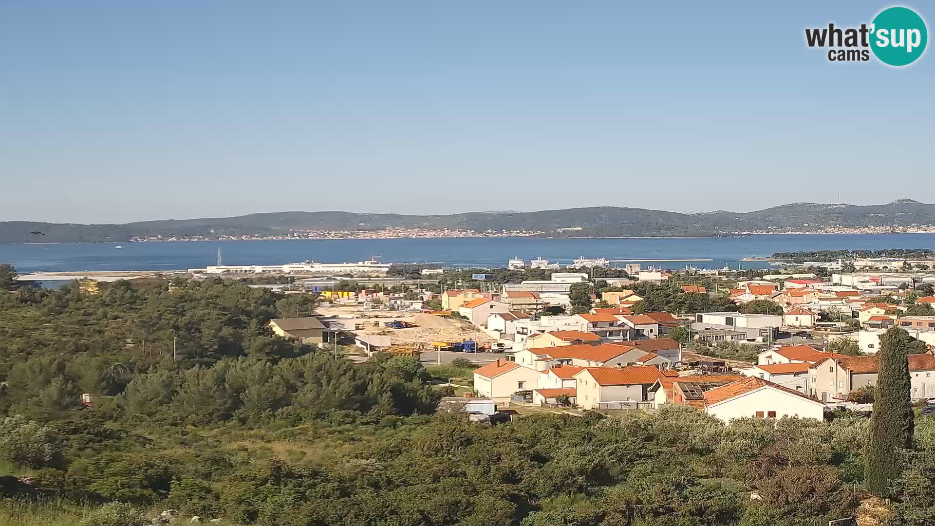Panorama de la Webcam del Puerto Gazenica de Zadar, Zadar, Croacia