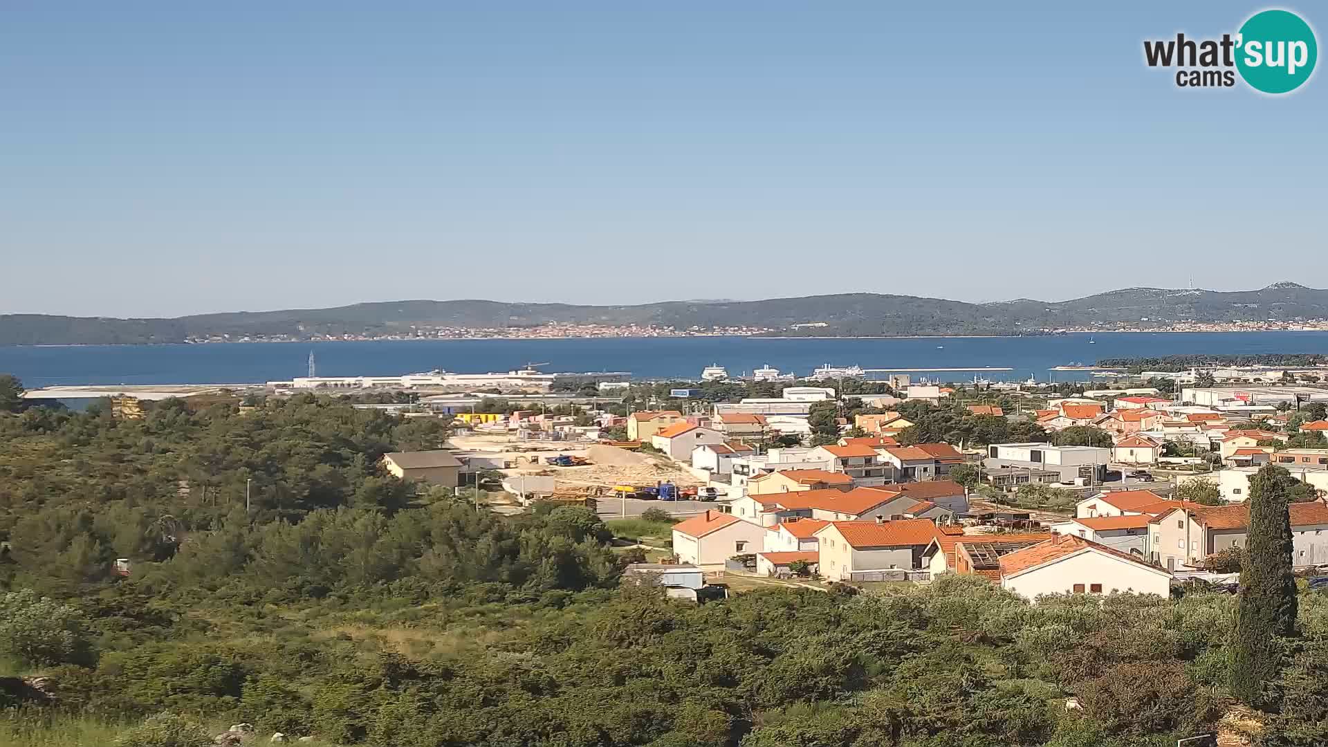 Panoramska web kamera Luke Gaženica u Zadru, Hrvatska