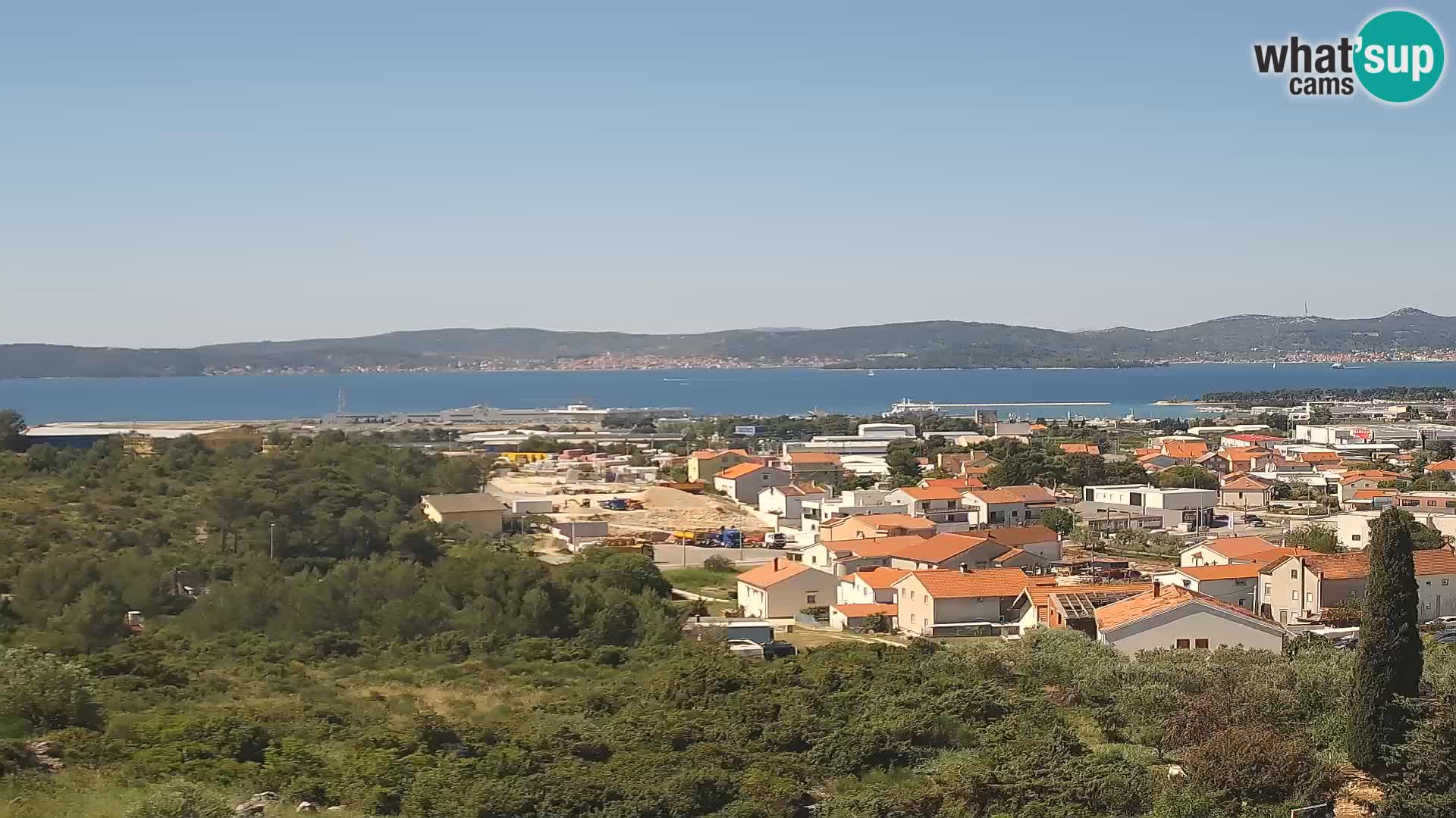 Zadar Pristanišče Gazenica s panoramsko spletno kamero, Zadar, Hrvaška