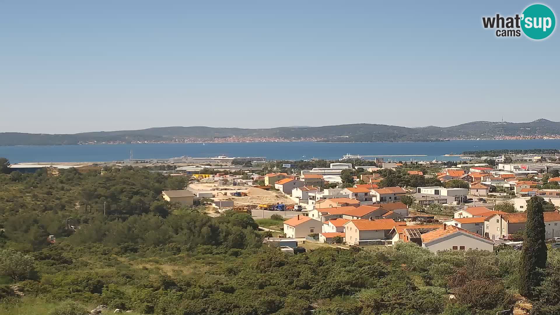 Zadar Port Gazenica Webcam Panorama, Zadar, Croatie