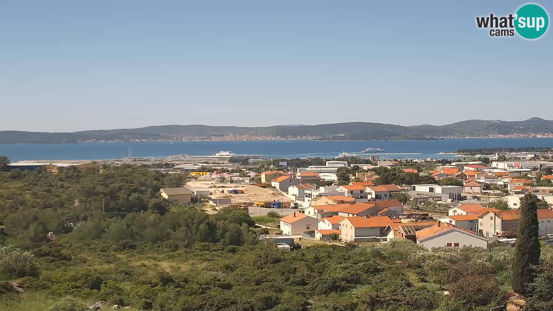 Zadar Port Gazenica Webcam Panorama, Zadar, Croatie