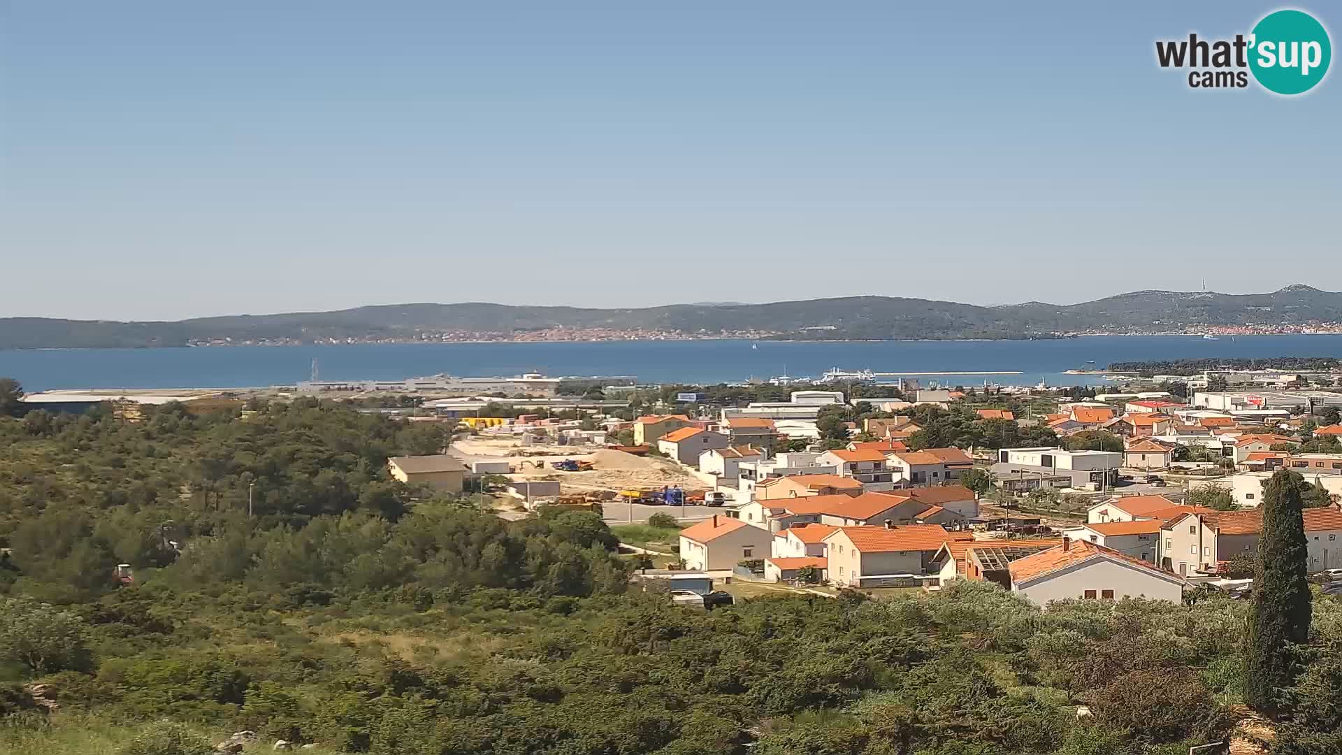 Zadar Port Gazenica Webcam Panorama, Zadar, Croatie