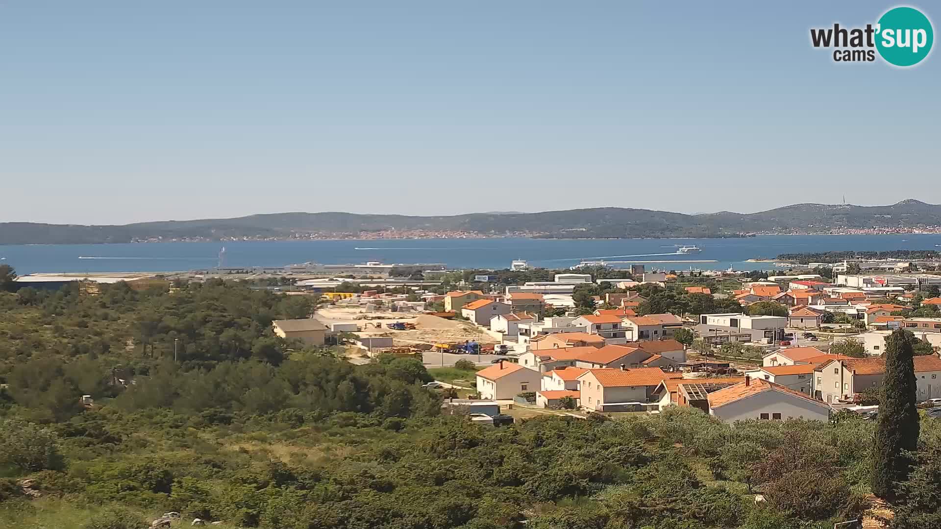 Zadar Port Gazenica Webcam Panorama, Zadar, Kroatien