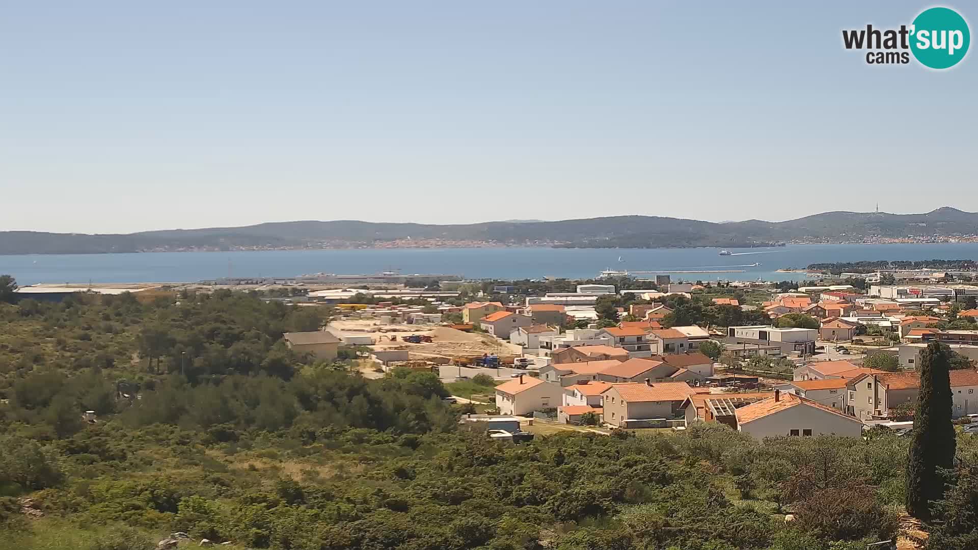 Panorama de la Webcam del Puerto Gazenica de Zadar, Zadar, Croacia