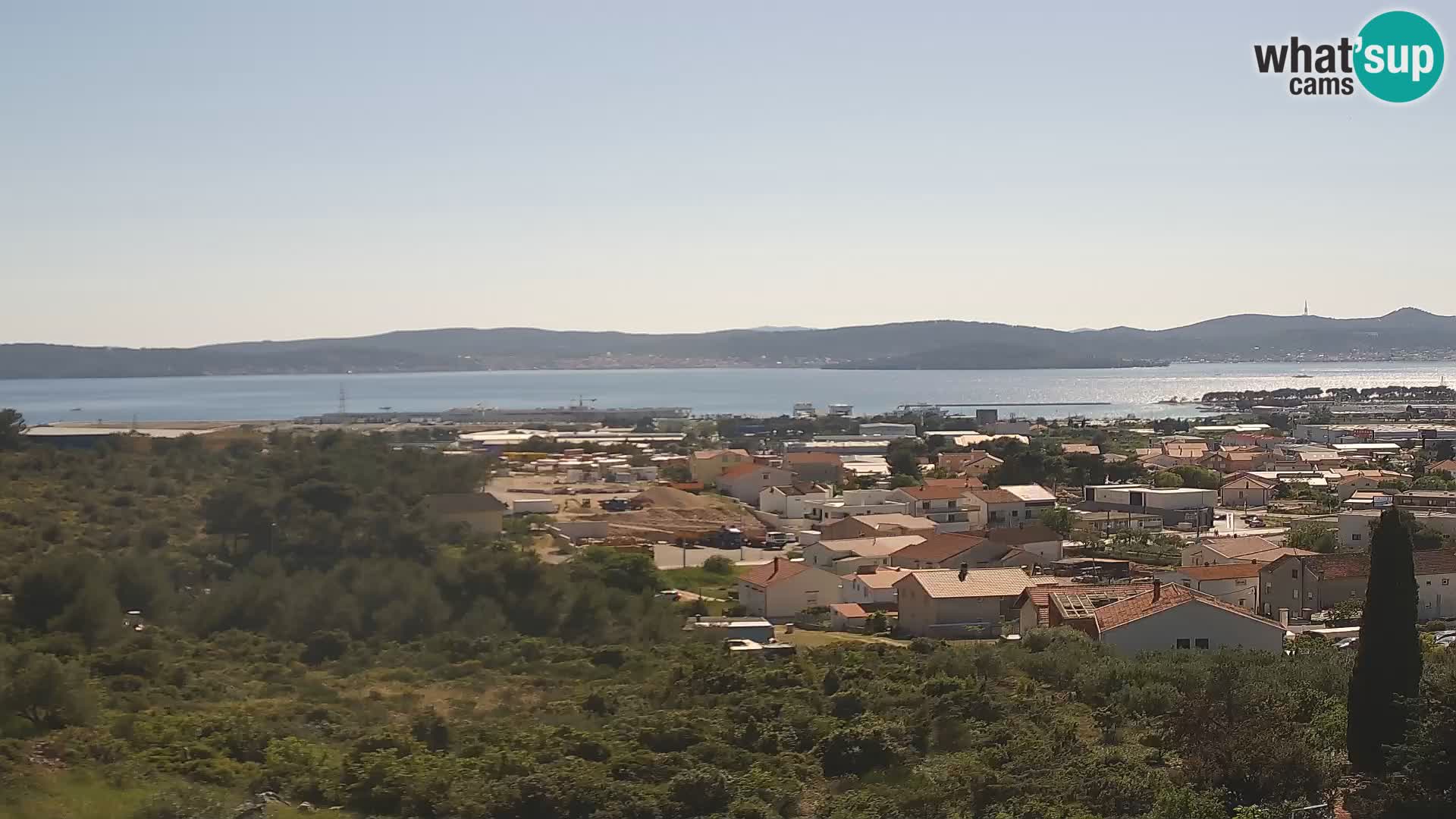 Panorama de la Webcam del Puerto Gazenica de Zadar, Zadar, Croacia