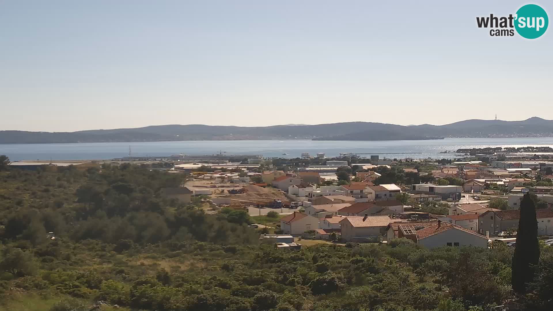 Zadar Pristanišče Gazenica s panoramsko spletno kamero, Zadar, Hrvaška