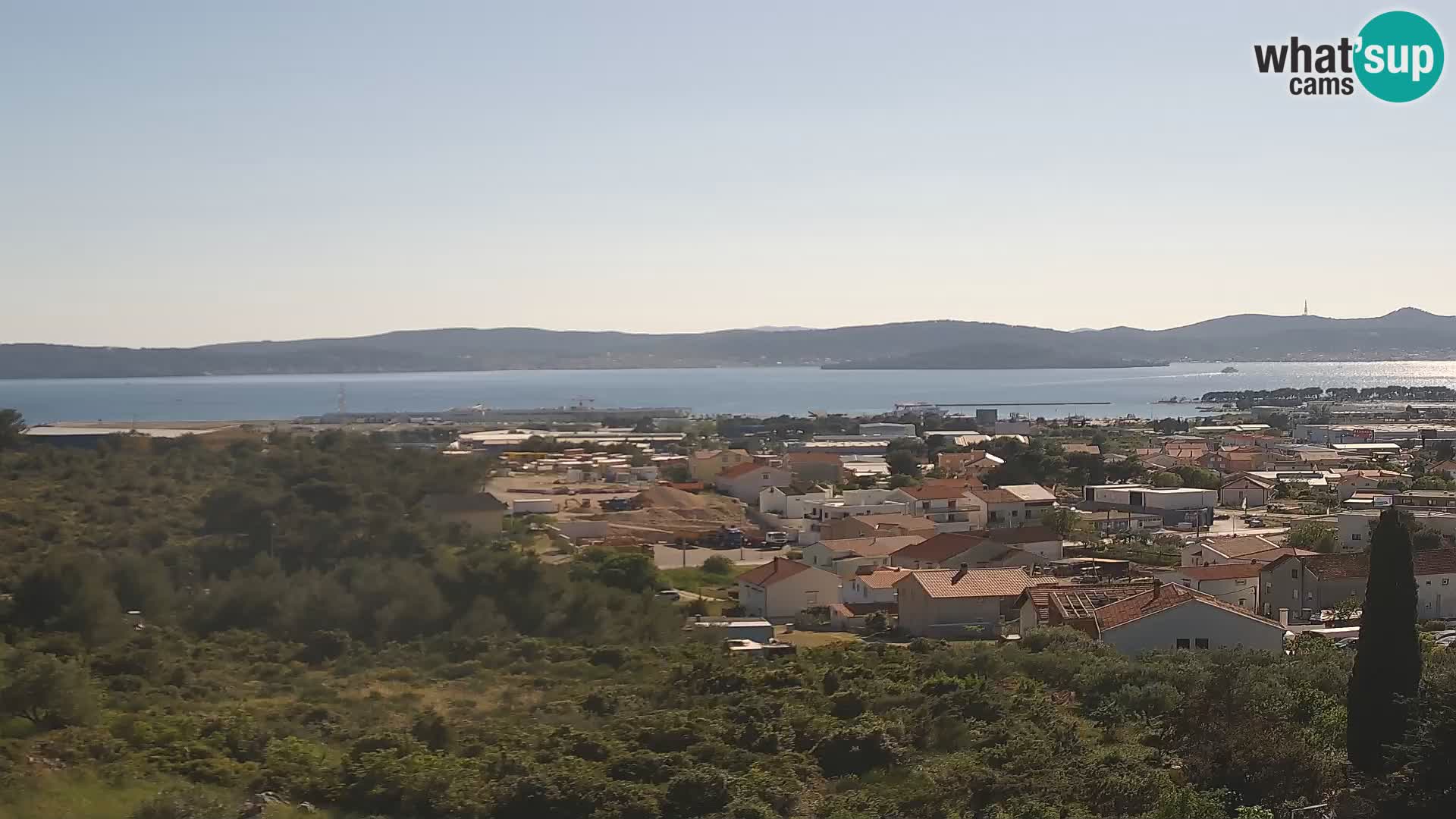 Panoramska web kamera Luke Gaženica u Zadru, Hrvatska