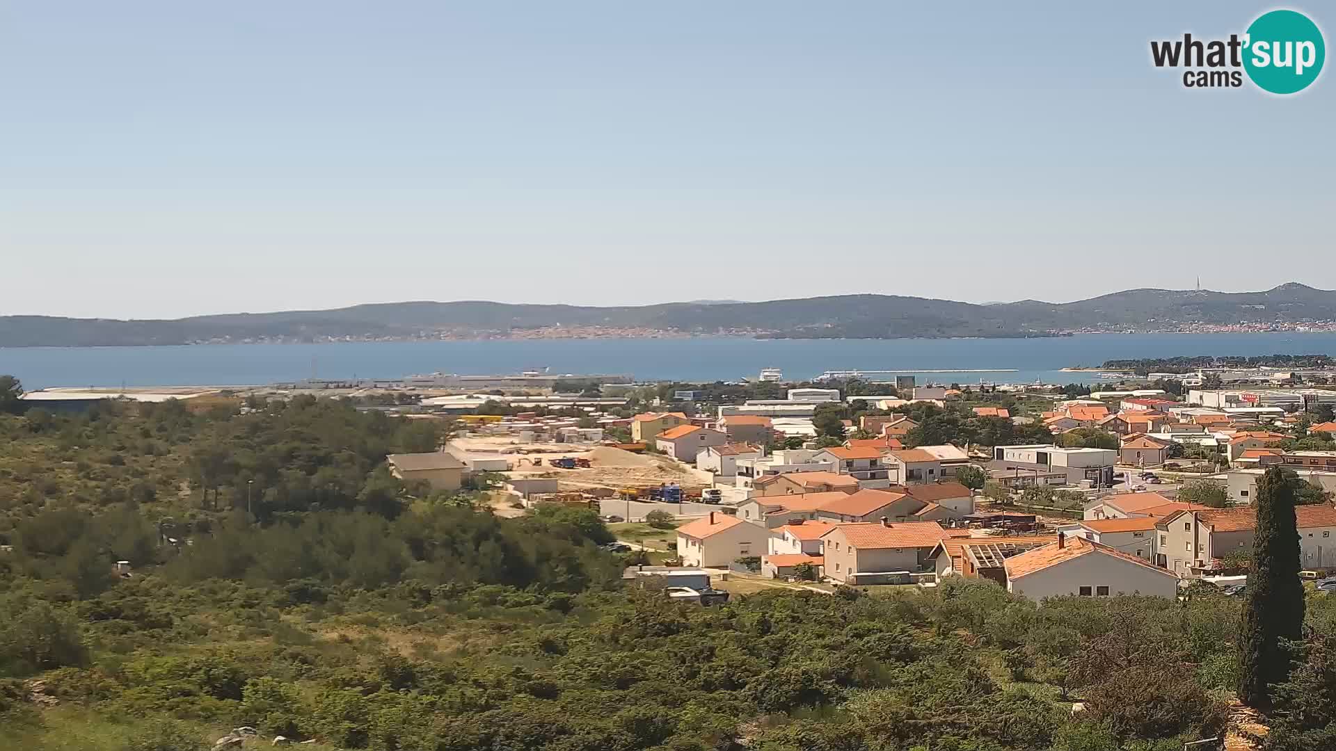 Panorama de la Webcam del Puerto Gazenica de Zadar, Zadar, Croacia