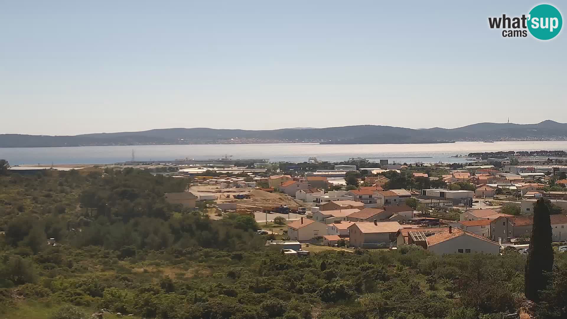 Zadar Port Gazenica Webcam Panorama, Zadar, Kroatien