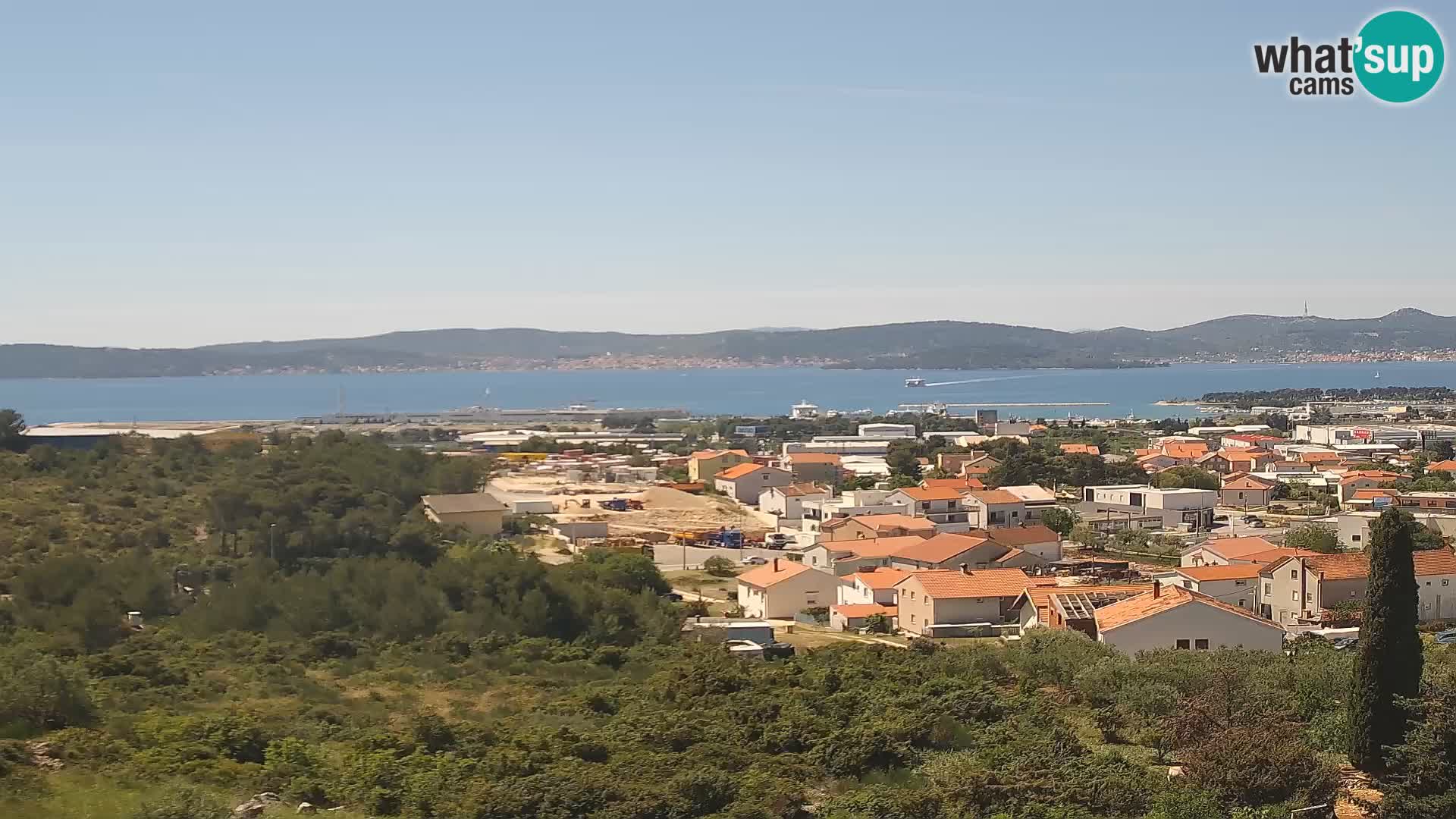 Zadar Pristanišče Gazenica s panoramsko spletno kamero, Zadar, Hrvaška