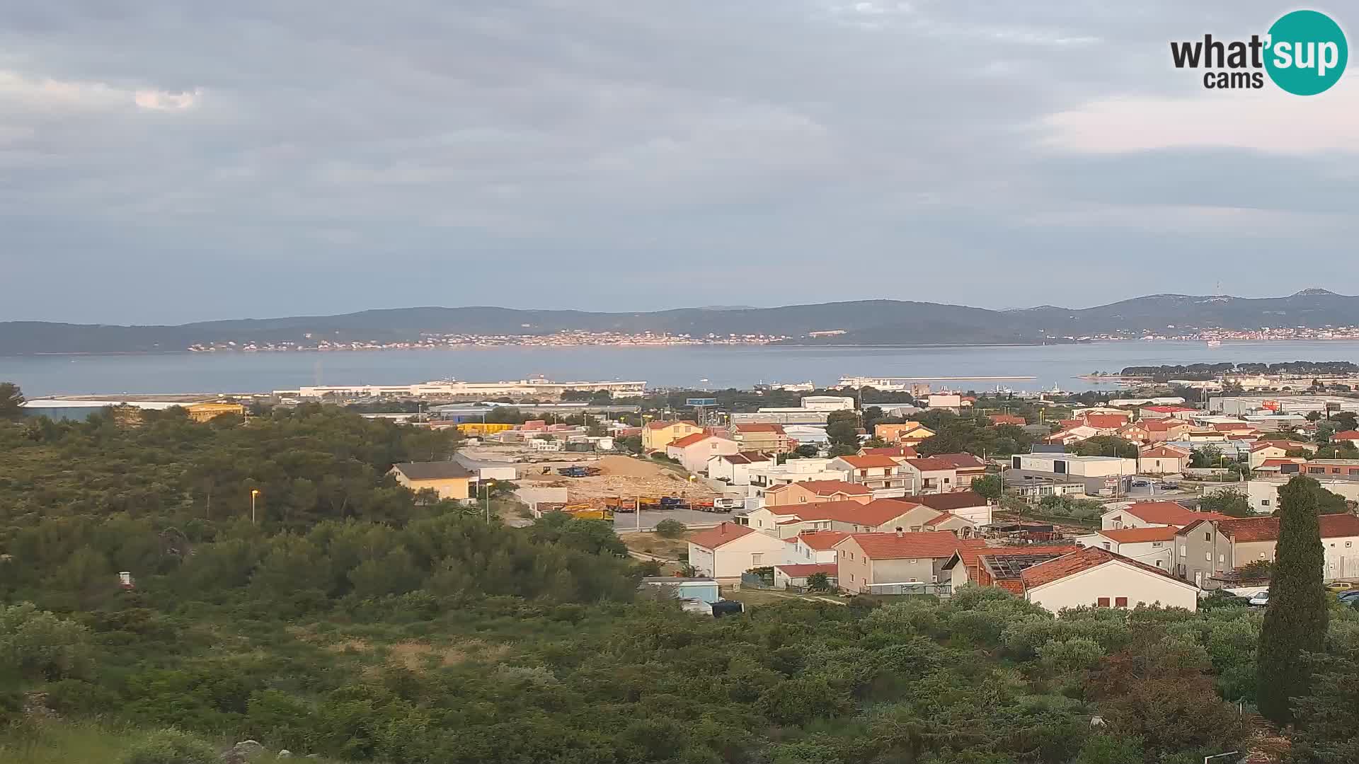 Zadar Pristanišče Gazenica s panoramsko spletno kamero, Zadar, Hrvaška