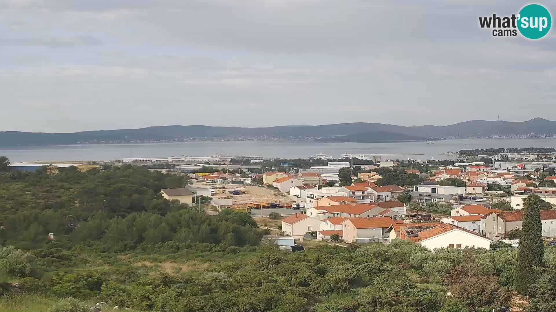 Panoramska web kamera Luke Gaženica u Zadru, Hrvatska