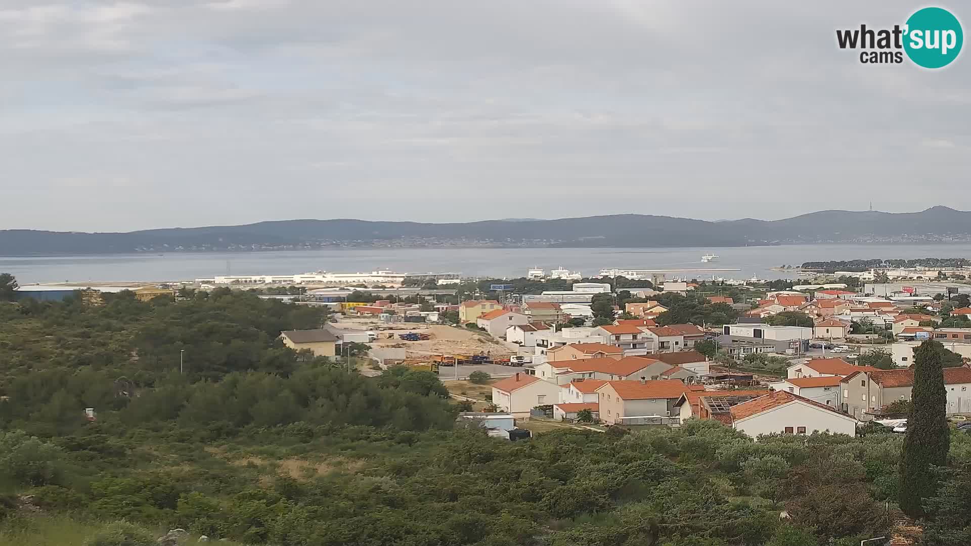 Panorama de la Webcam del Puerto Gazenica de Zadar, Zadar, Croacia