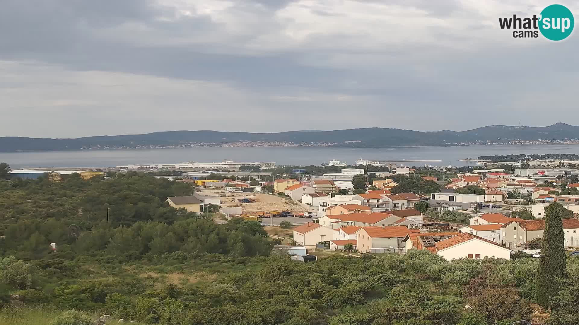 Zadar Pristanišče Gazenica s panoramsko spletno kamero, Zadar, Hrvaška