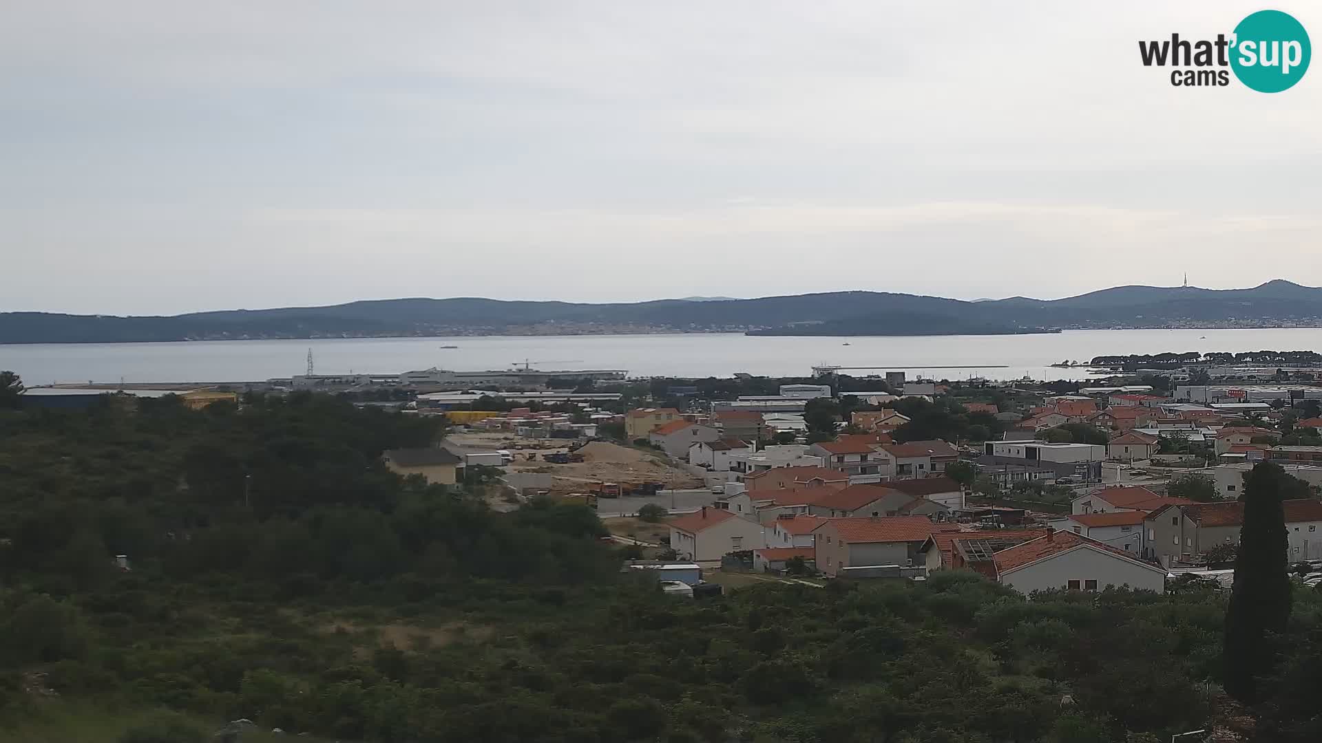 Panorama de la Webcam del Puerto Gazenica de Zadar, Zadar, Croacia