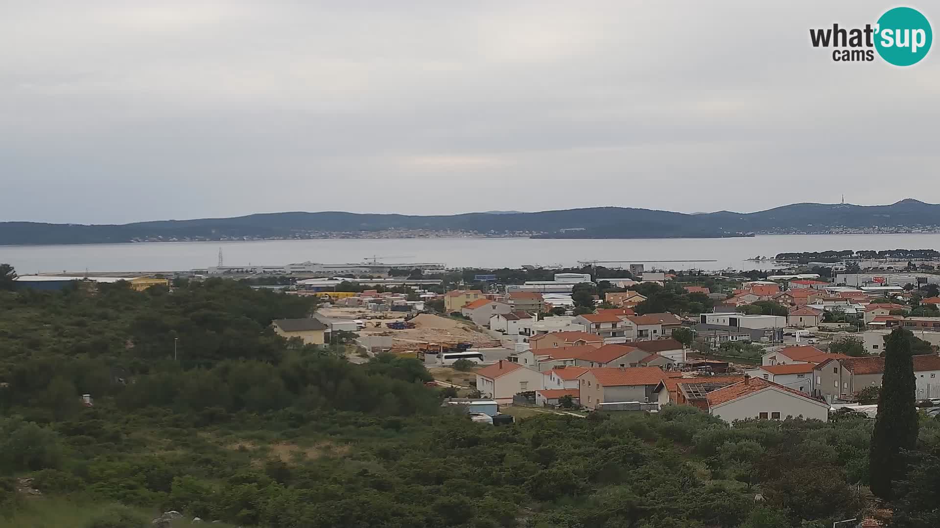 Panoramska web kamera Luke Gaženica u Zadru, Hrvatska