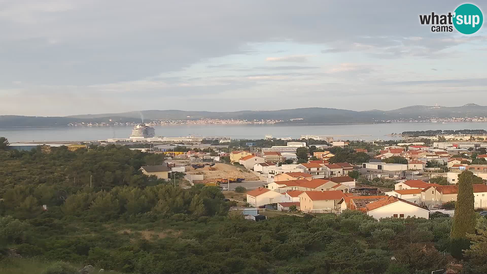 Panorama de la Webcam del Puerto Gazenica de Zadar, Zadar, Croacia