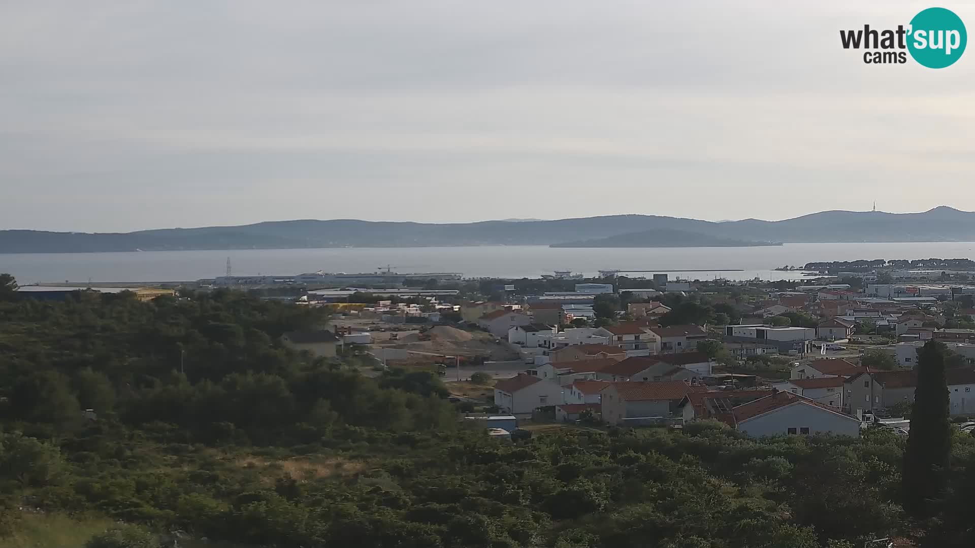 Panoramska web kamera Luke Gaženica u Zadru, Hrvatska
