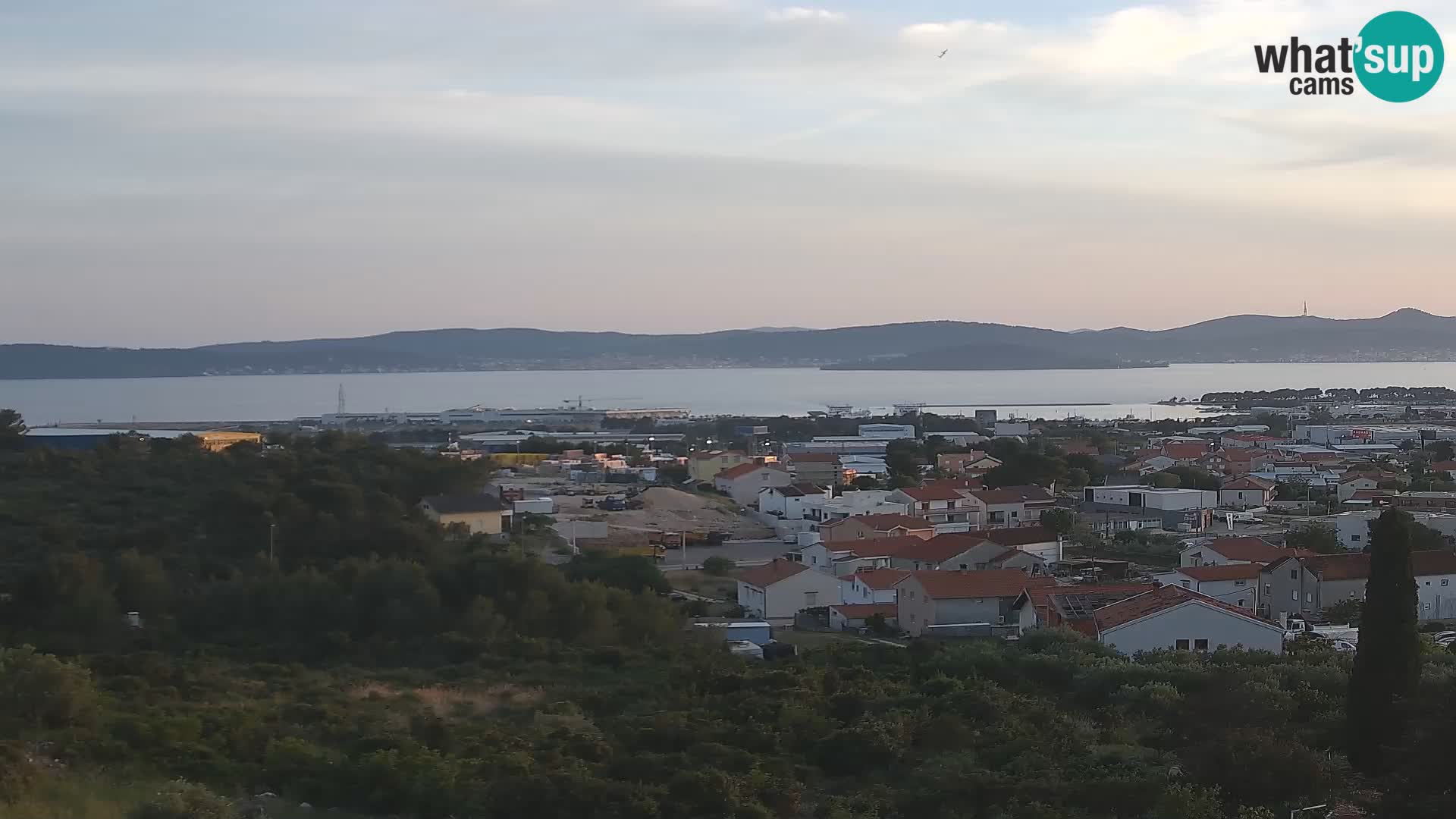 Panoramska web kamera Luke Gaženica u Zadru, Hrvatska