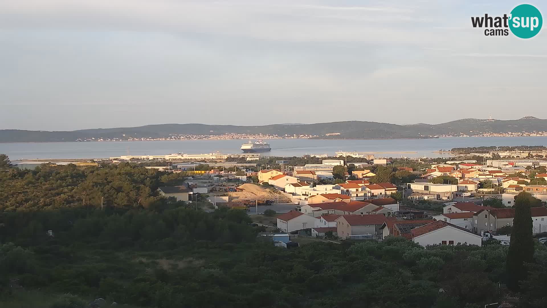 Panoramska web kamera Luke Gaženica u Zadru, Hrvatska