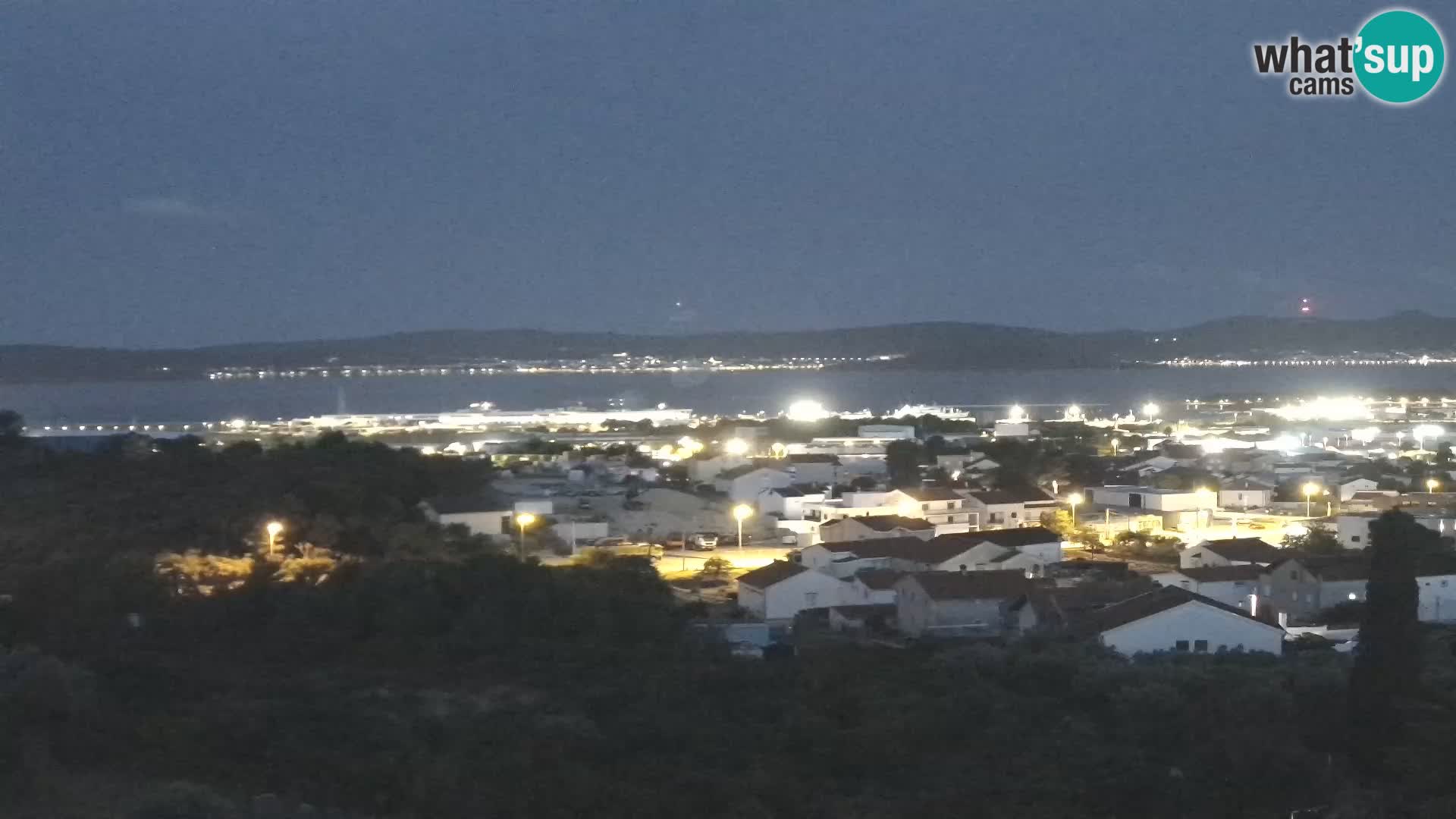 Zadar Port Gazenica Webcam Panorama, Zadar, Kroatien