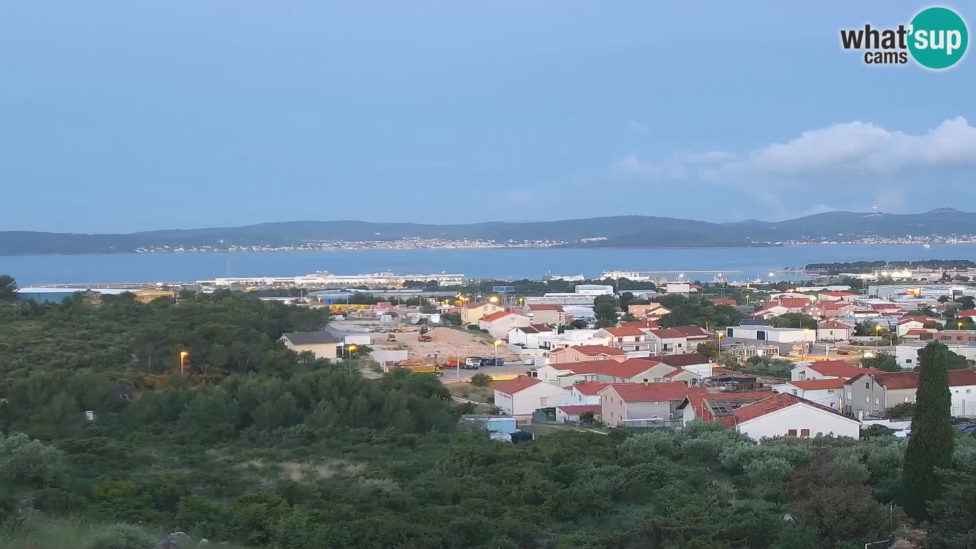 Panorama de la Webcam del Puerto Gazenica de Zadar, Zadar, Croacia