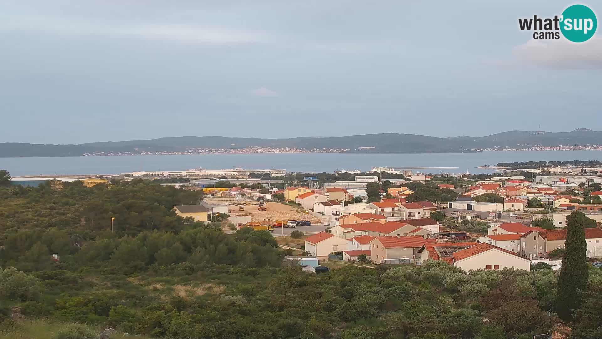 Zadar Port Gazenica Webcam Panorama, Zadar, Kroatien