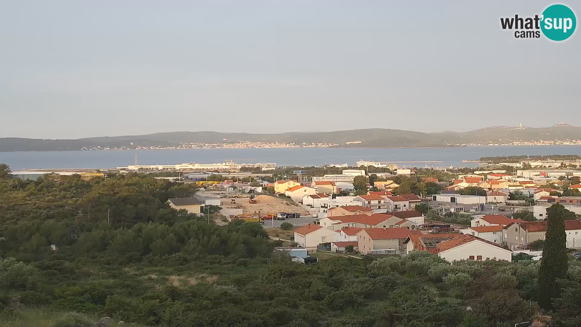 Panorama de la Webcam del Puerto Gazenica de Zadar, Zadar, Croacia