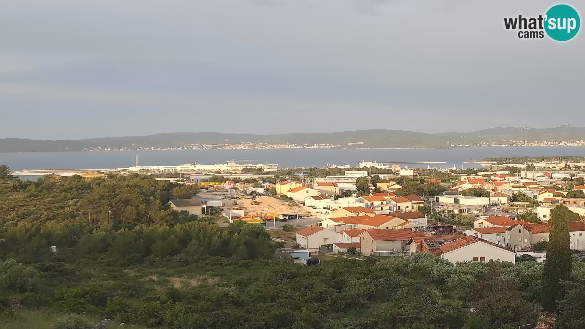 Panoramska web kamera Luke Gaženica u Zadru, Hrvatska
