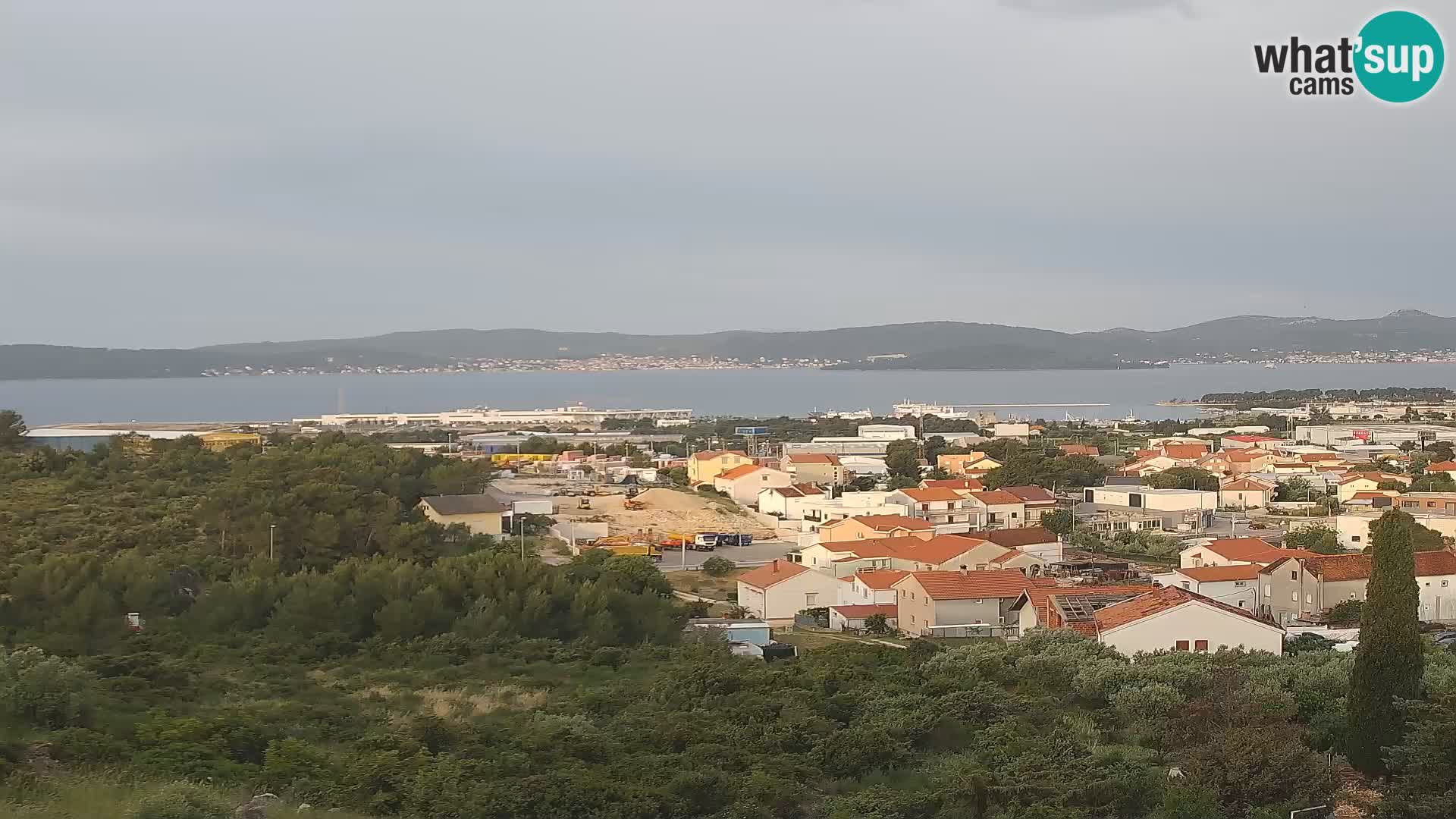 Zadar Pristanišče Gazenica s panoramsko spletno kamero, Zadar, Hrvaška