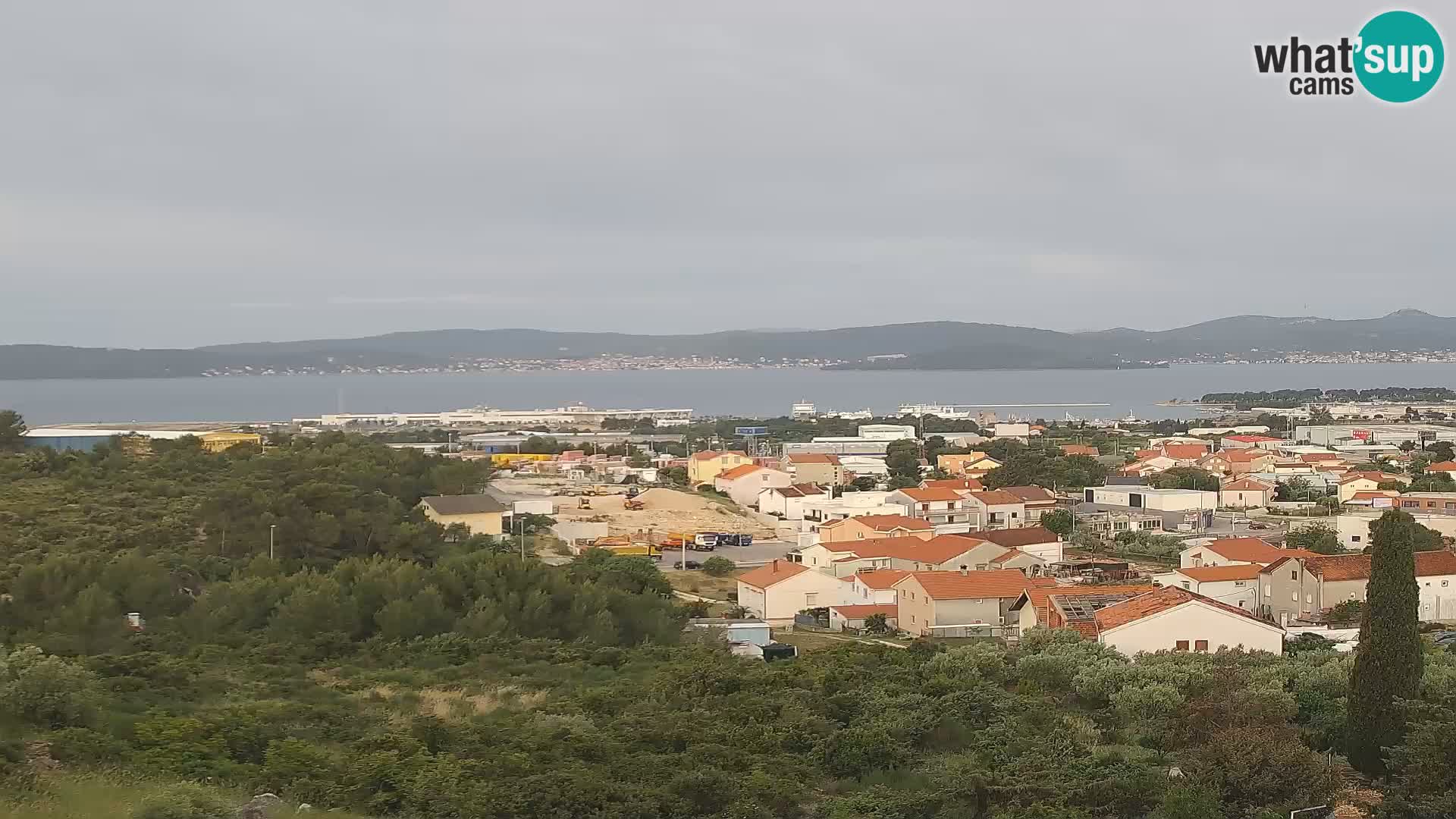 Panorama de la Webcam del Puerto Gazenica de Zadar, Zadar, Croacia