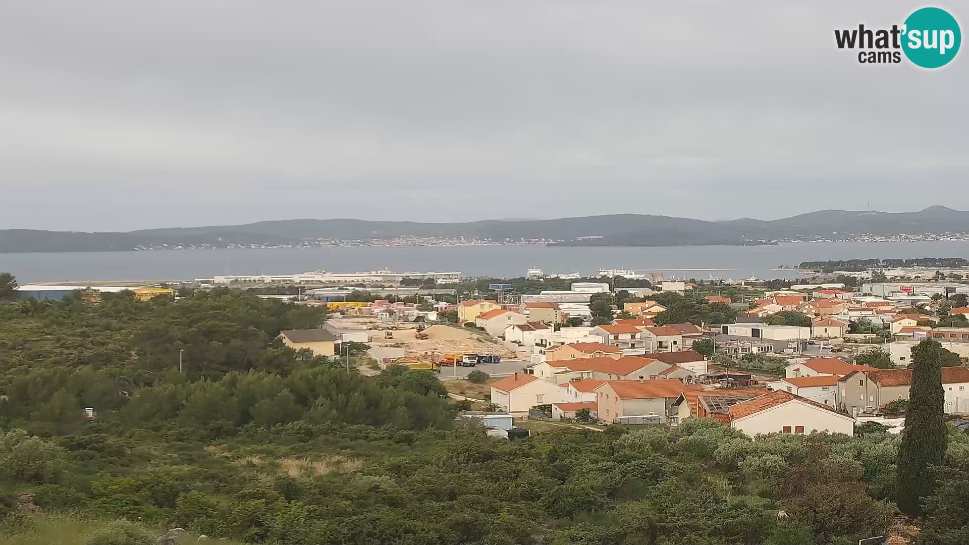 Zadar Pristanišče Gazenica s panoramsko spletno kamero, Zadar, Hrvaška