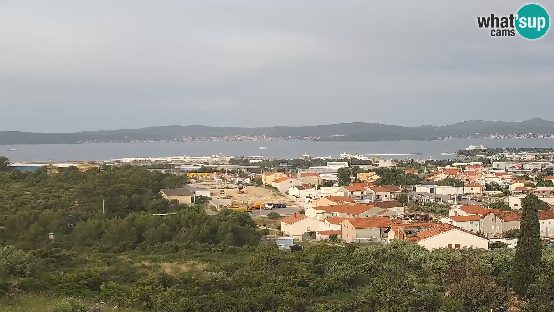 Zadar Pristanišče Gazenica s panoramsko spletno kamero, Zadar, Hrvaška