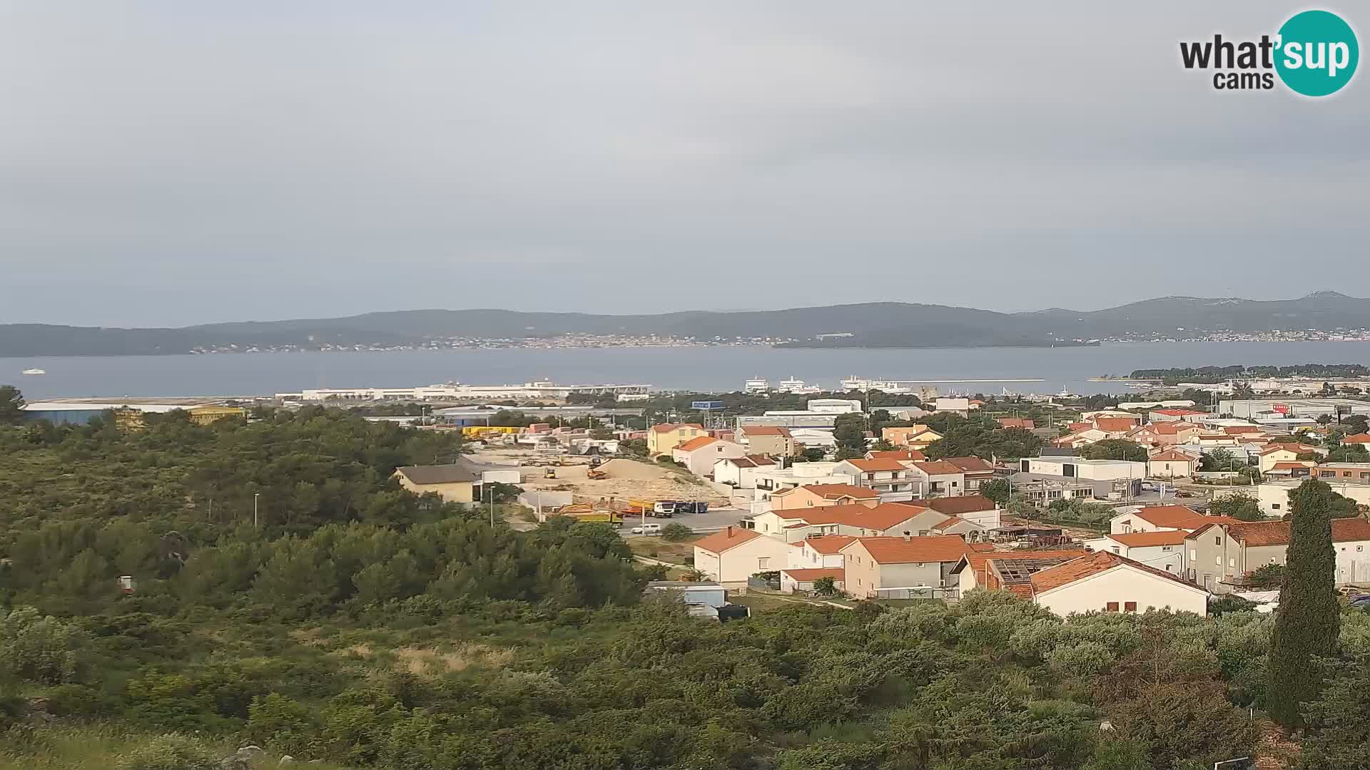 Panoramska web kamera Luke Gaženica u Zadru, Hrvatska