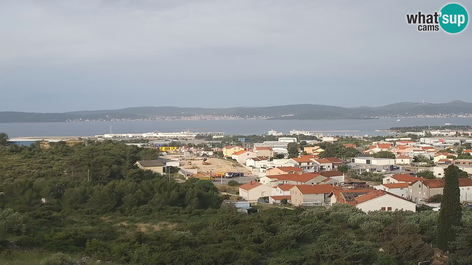 Panorama de la Webcam del Puerto Gazenica de Zadar, Zadar, Croacia