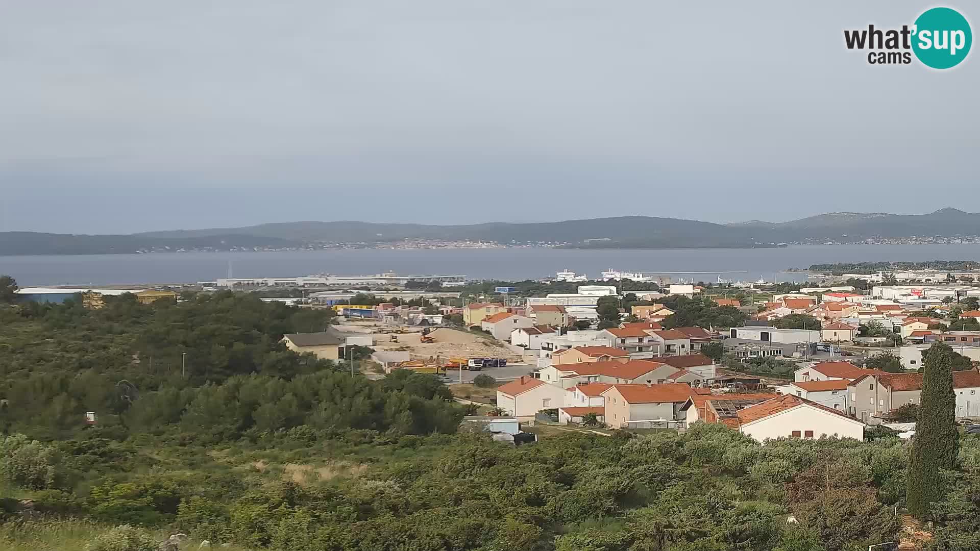 Panoramska web kamera Luke Gaženica u Zadru, Hrvatska