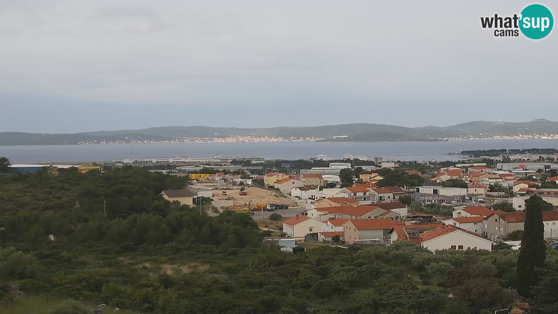Panoramska web kamera Luke Gaženica u Zadru, Hrvatska