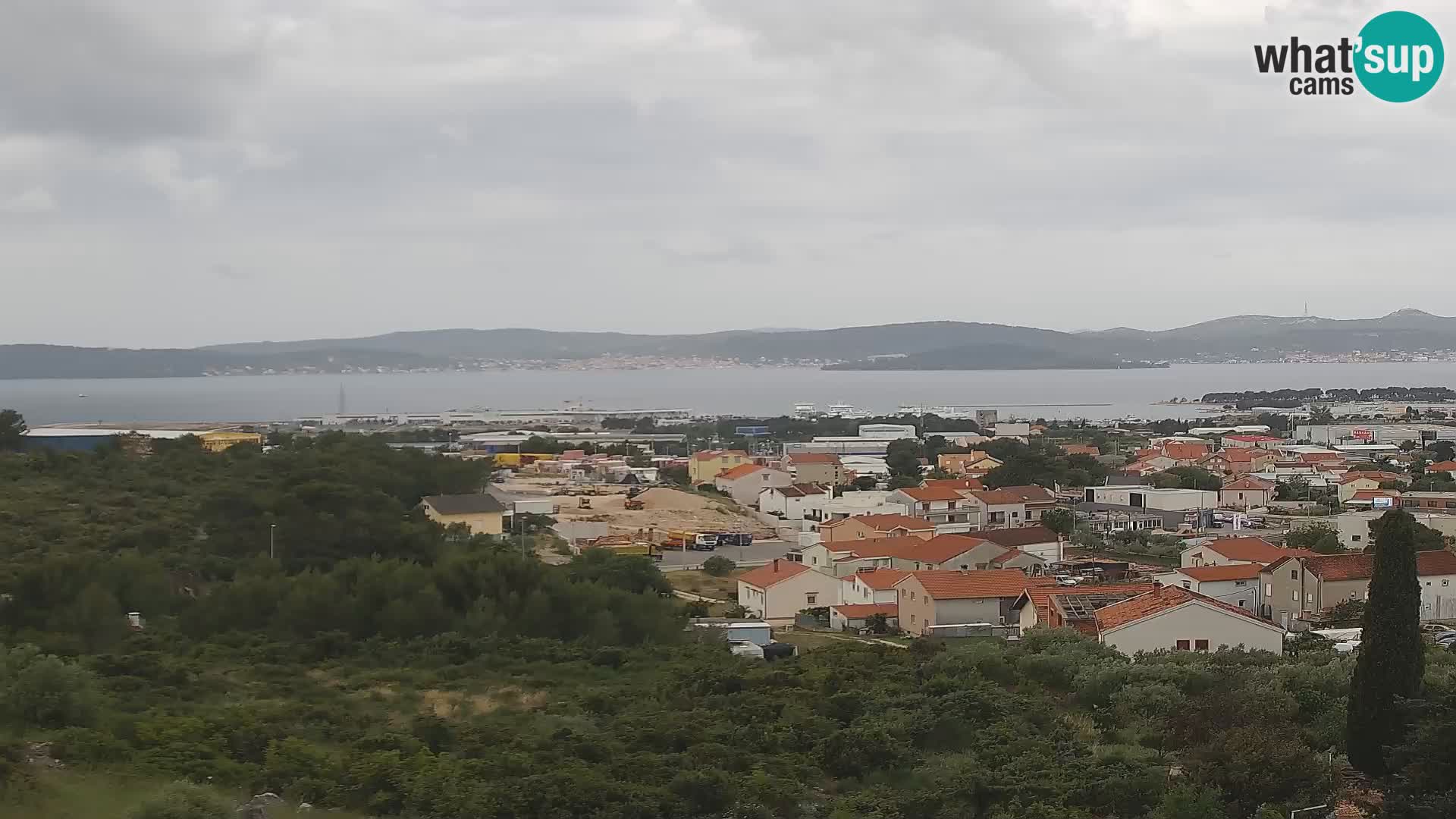 Panoramska web kamera Luke Gaženica u Zadru, Hrvatska