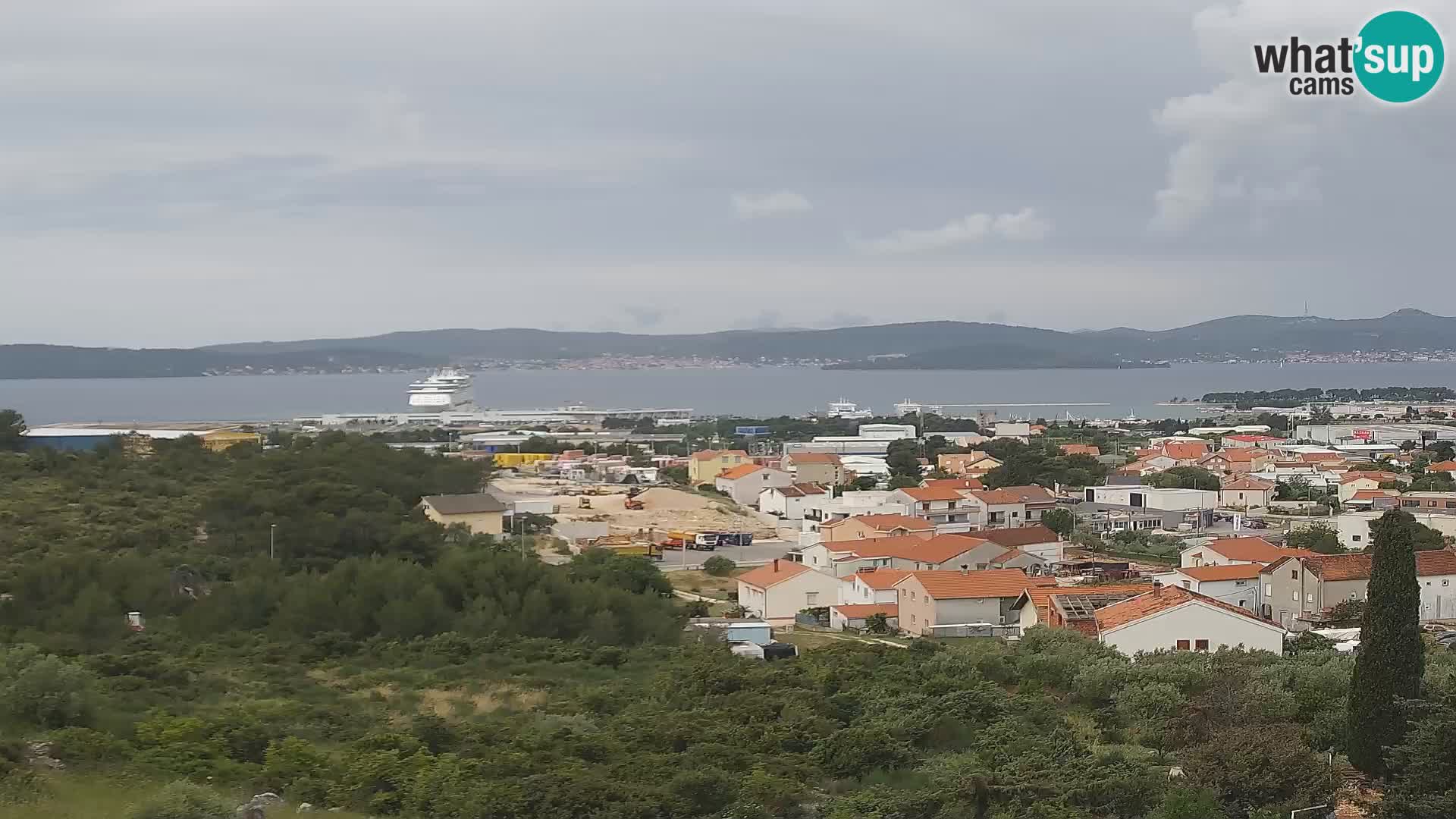 Zadar Port Gazenica Webcam Panorama, Zadar, Kroatien