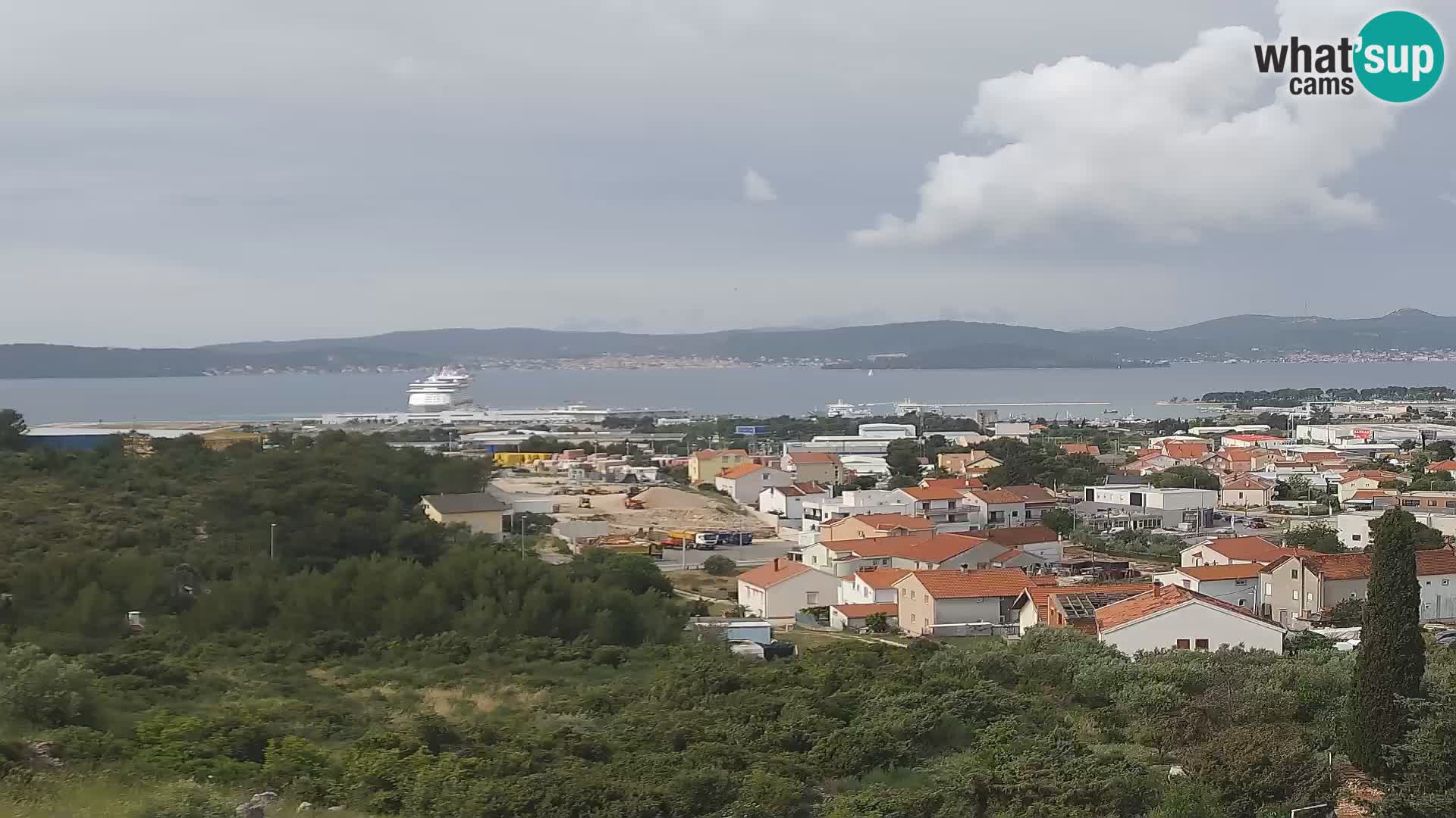 Zadar Pristanišče Gazenica s panoramsko spletno kamero, Zadar, Hrvaška